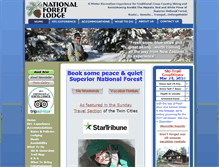 Tablet Screenshot of nationalforestlodge.com